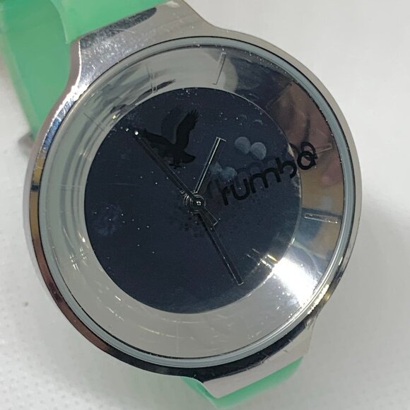 American Eagle Outfitters Rumba Time Silver Tone Case Women Watch 36mm running - Picture 3 of 7